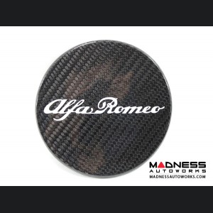 Alfa Romeo 4C Carbon Fiber Fuel Door - Alfa Romeo Logo